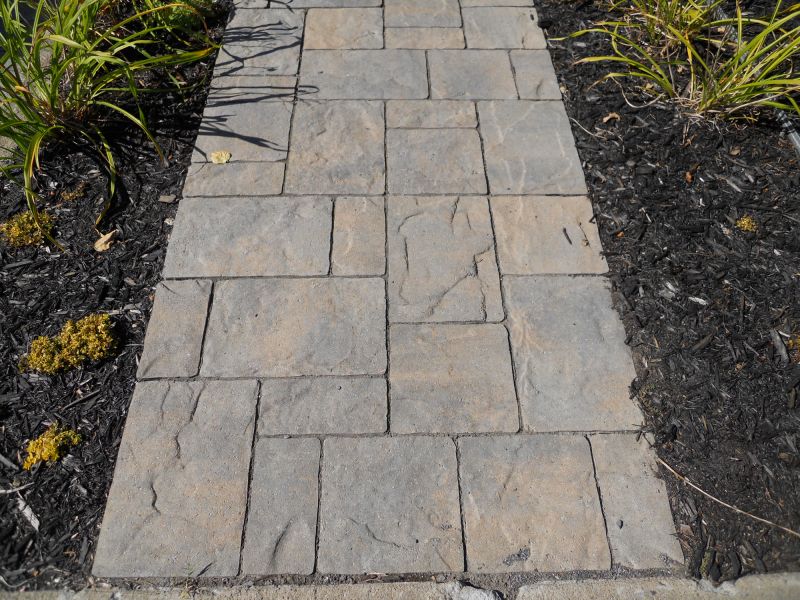 Stone Sidewalk Installation